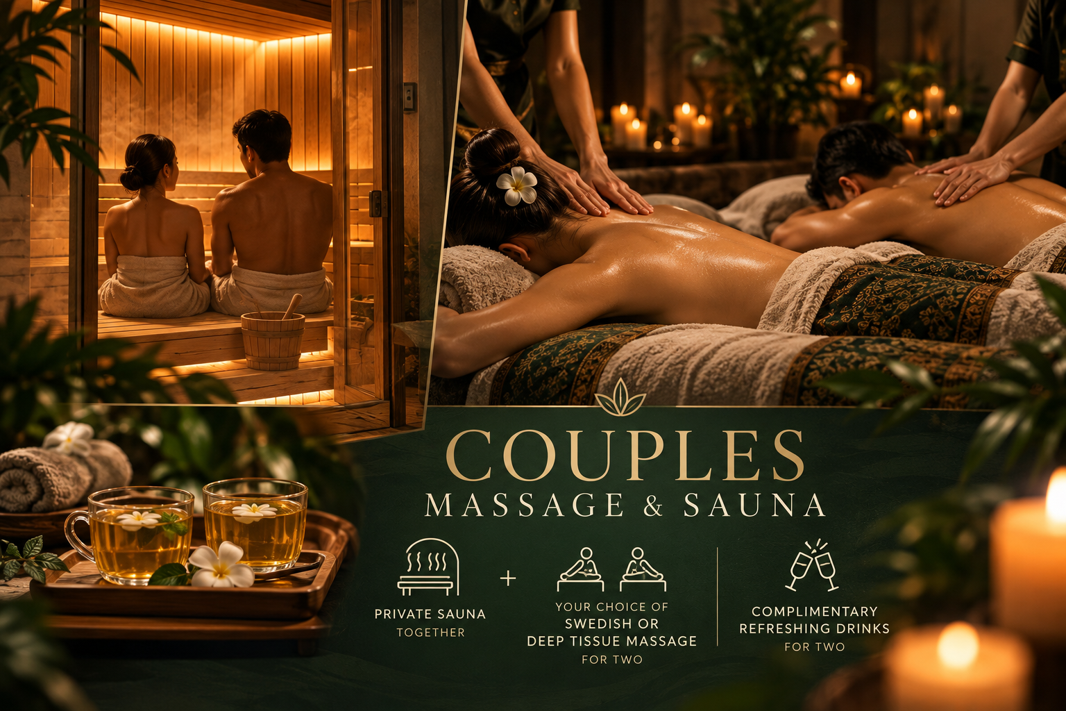 Couple Massage & Sauna